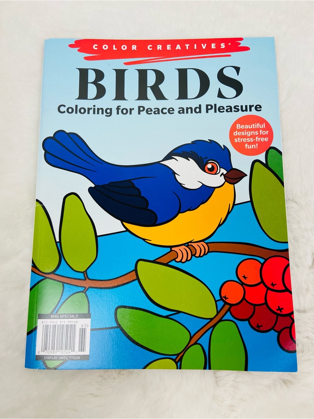 BIRDS coloring for peace and pleasure Coloring Book